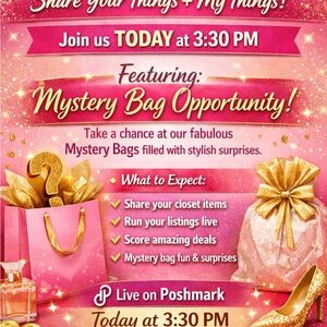 Gold and Pink Mystery Bag